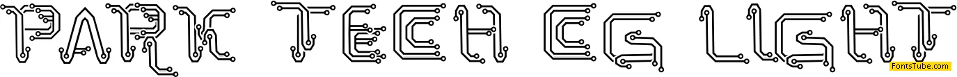 Park Tech CG Font Family