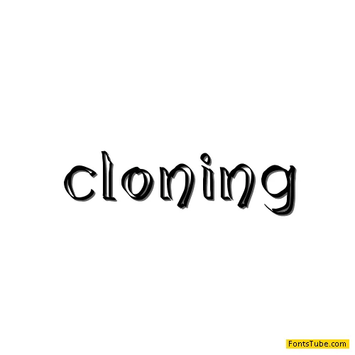 cloning Font