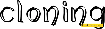 cloning Font
