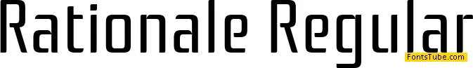 Rationale Font