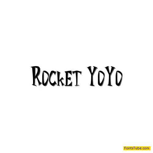 Rocket YoYo Font