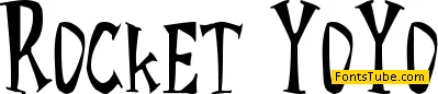 Rocket YoYo Font