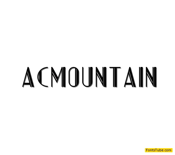 AC Mountain Font Family