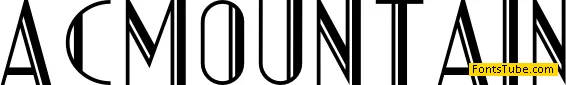 AC Mountain Font Family