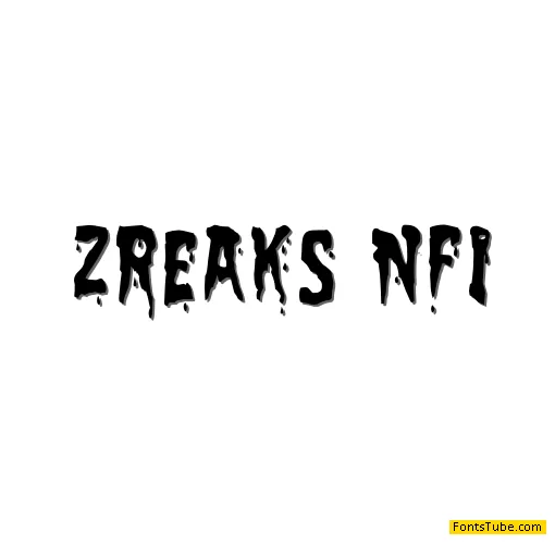 Zreaks NFI Font