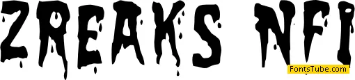 Zreaks NFI Font