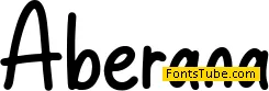 Aberana - Personal Use Font