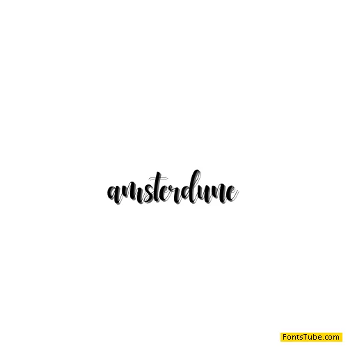 amsterdune Font