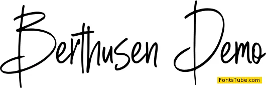 Berthusen Font
