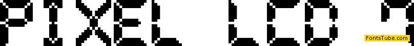 Pixel LCD7 Font