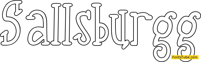 Sallsburgg Font