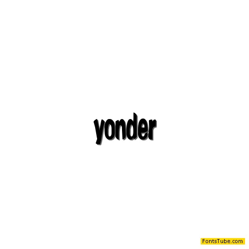 Yonder Font