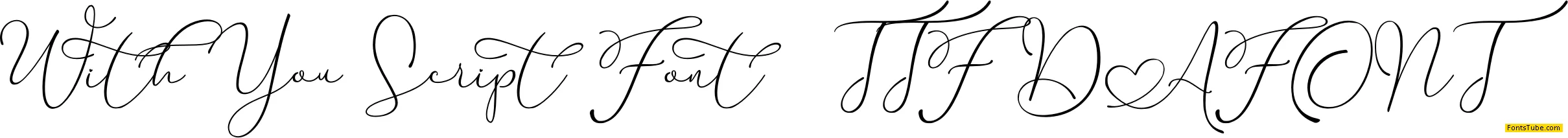 with you Font
