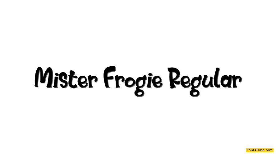 Mister Froggie Font