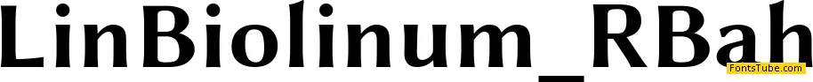 Linux Biolinum Font Family