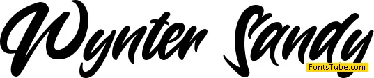 Wynter Sandy Font