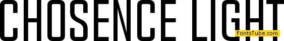 Chosence Font Family