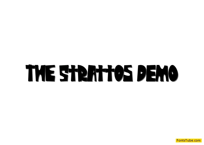 The Strattos DEMO Font