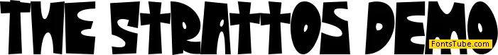 The Strattos DEMO Font