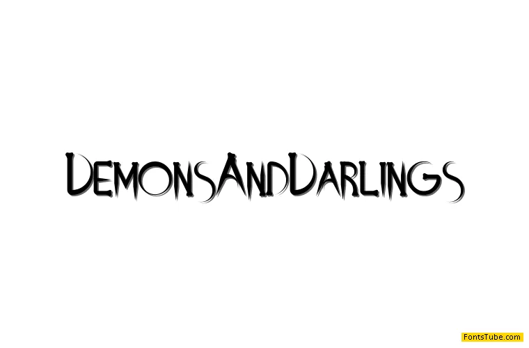 Demons and Darlings Font