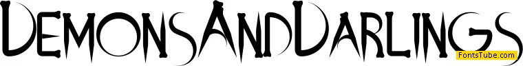 Demons and Darlings Font
