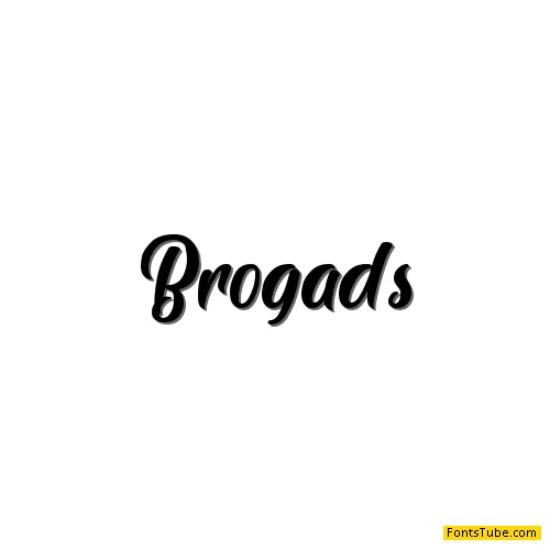 Brogads Font