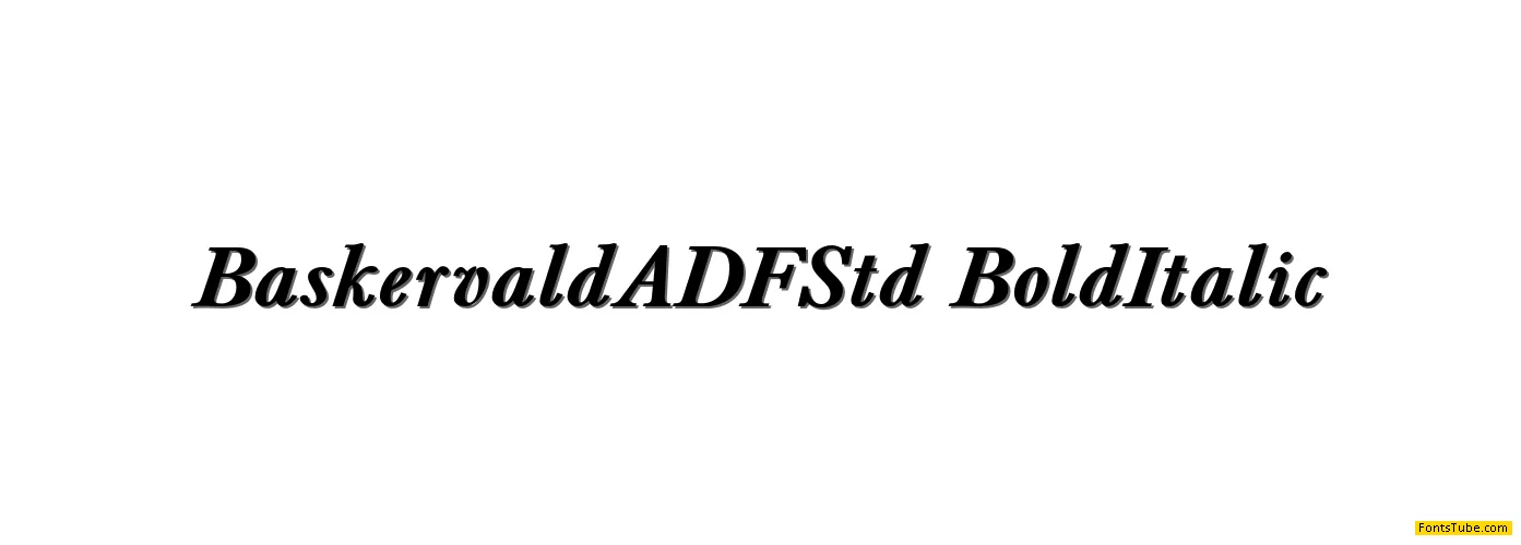 Baskervald ADF Std Font Family