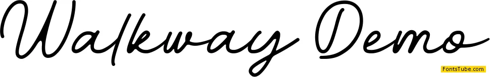 Walkway Demo Font