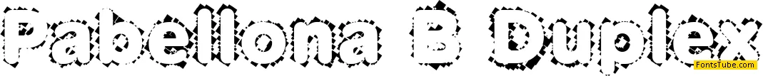 Pabellona (B) DÃºplex Font
