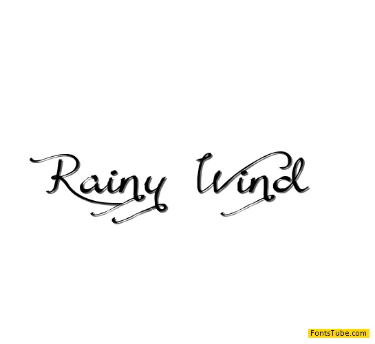 Rainy Wind Font