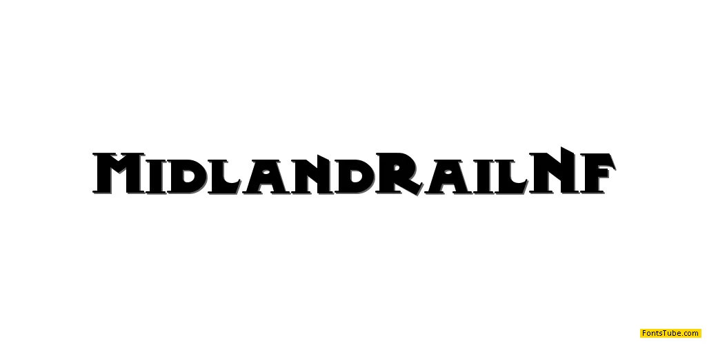 Midland Rail Font Family