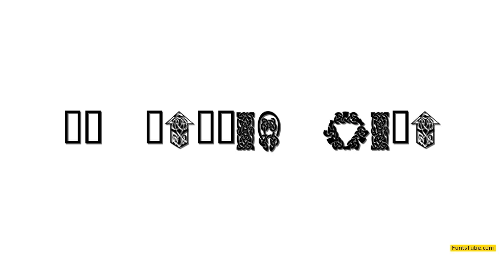 KR Keltic Five Font