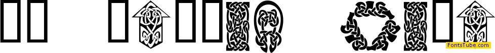 KR Keltic Five Font