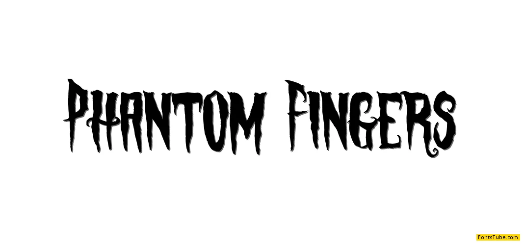 Phantom Fingers Font