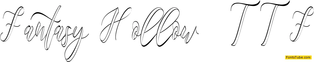 fantasy hollow Font