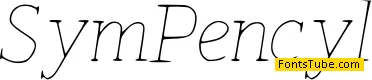 SymPencyl Font