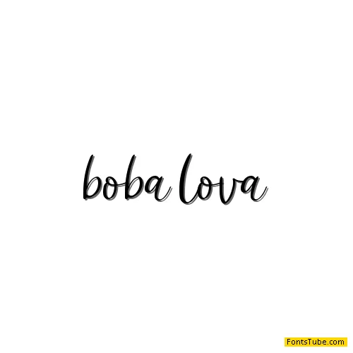 boba lova Font