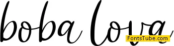 boba lova Font