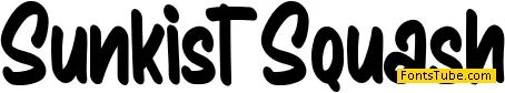 Sunkist Squash Font