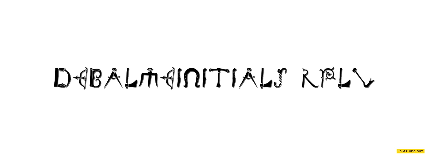 De Balme Initials