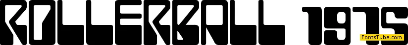 ROLLERBALL 1975 Font
