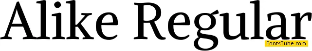 Alike Font