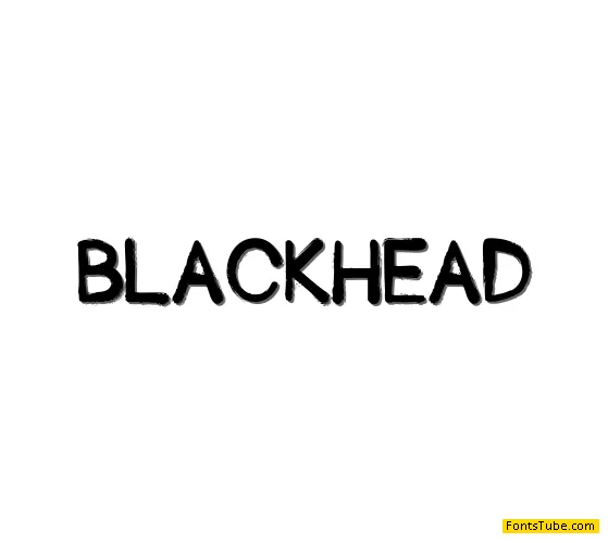 Blackhead Font