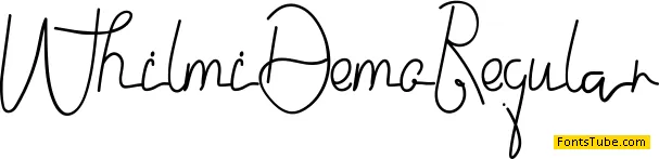 Whilmi Demo Font