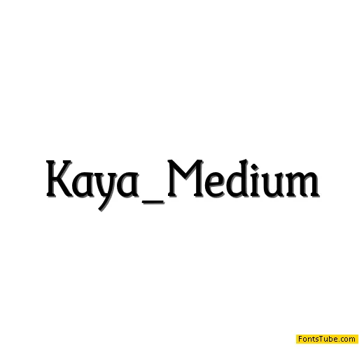 Kaya Font
