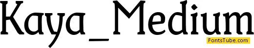 Kaya Font