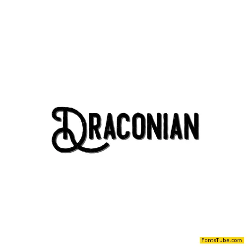 Draconian Font