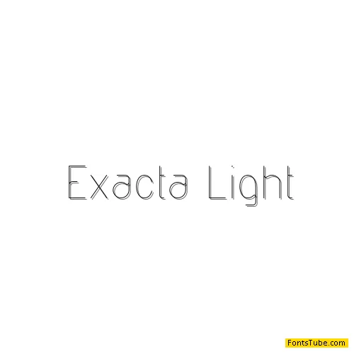 Exacta Font Family