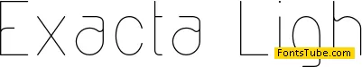 Exacta Font Family