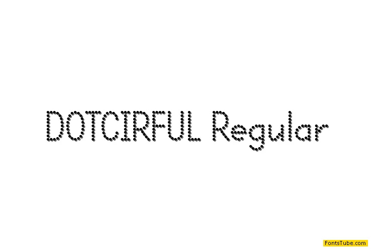 DOTCIRFUL Font Family